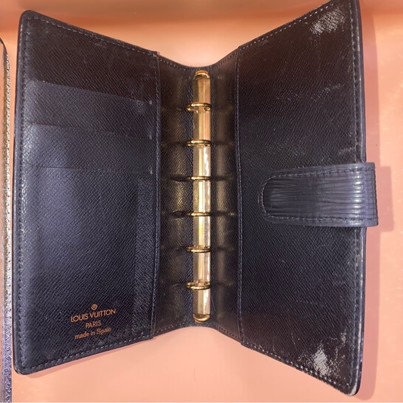 Louis Vuitton Epi Noir PM Agenda Notebook Leather Cover - Picture 4 of 12